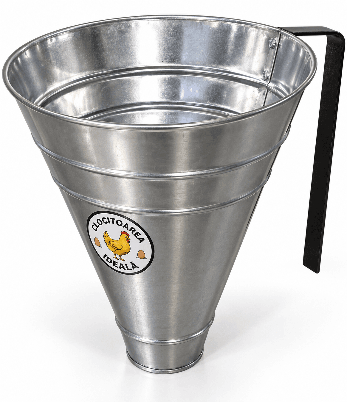Conuri Inox Sacrificare Pui - imaginea 1
