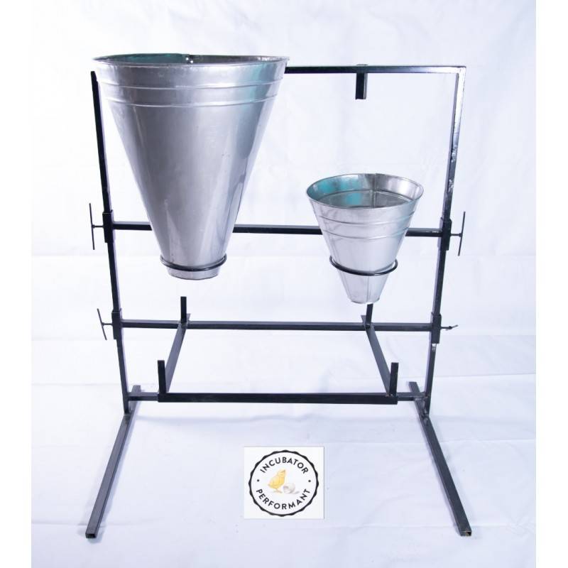 Conuri Inox Sacrificare Pui - imaginea 2